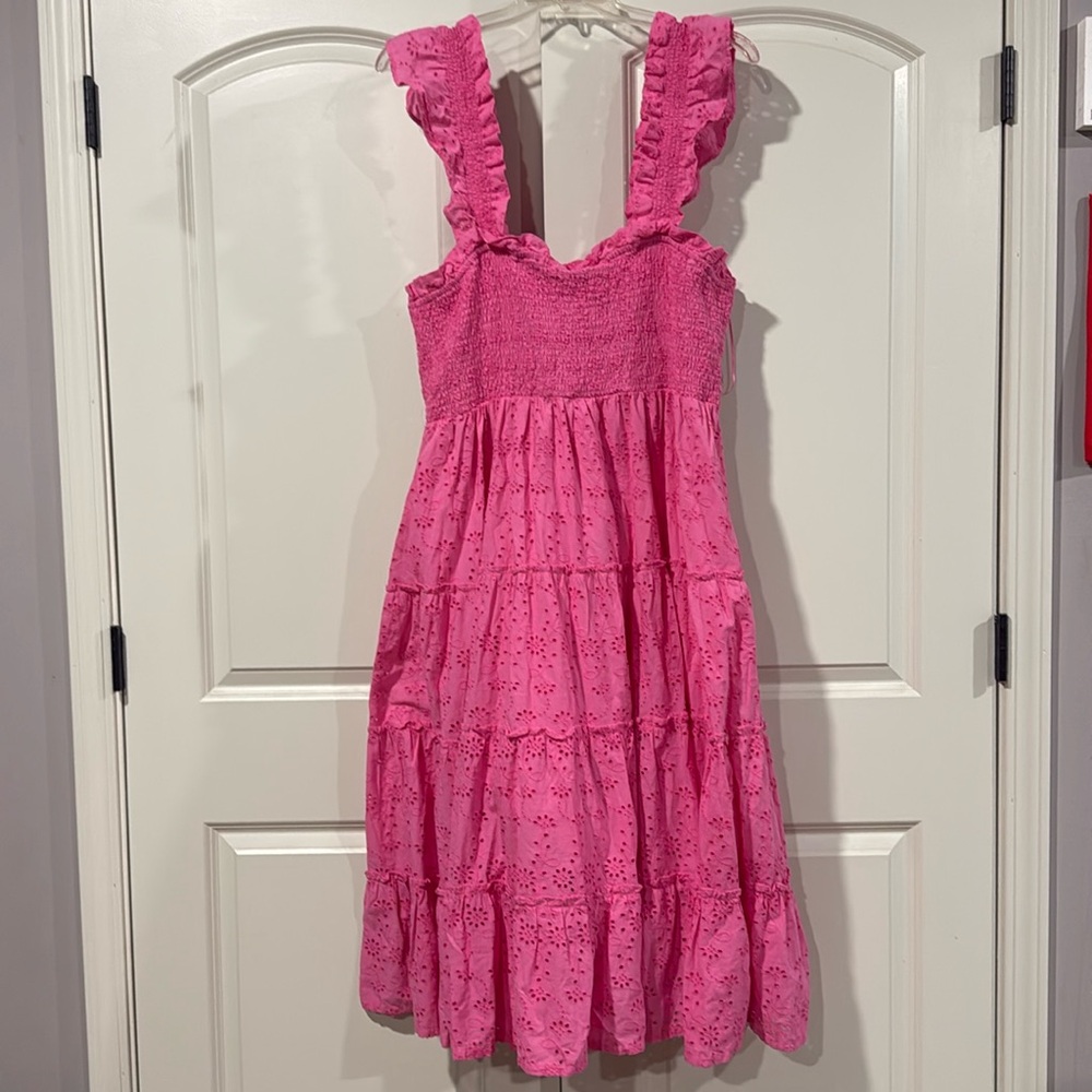 Eyelet lace dress